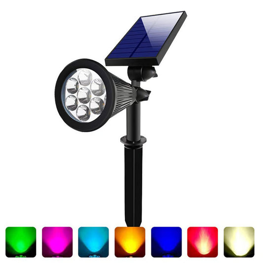 Reflector Solar Exterior Multitono de Alta Potencia (9 LED - IP65)